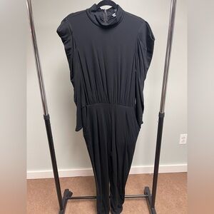 NWOT Express Mock Neck Black Jumpsuit